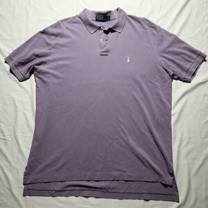 Polo Ralph Lauren Mens XL Short Sleeve Polo Shirt Purple